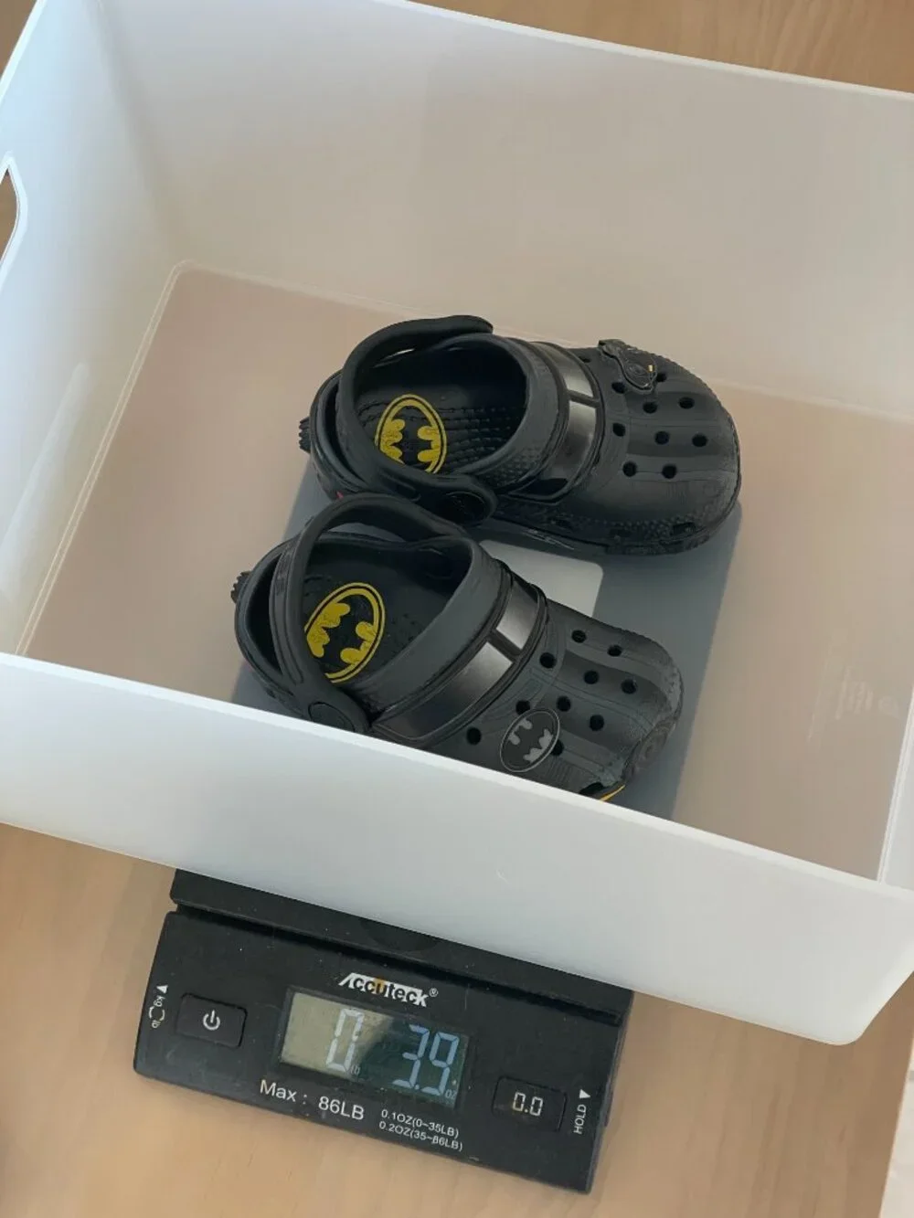 Entire Closet $5! Crocs Batman Batmobile Clogs Black Toddler Size 5